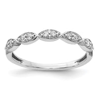 Load image into Gallery viewer, 14k White Gold Fancy Diamond Band
