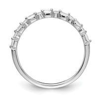 Load image into Gallery viewer, 14k White Gold Fancy Diamond Band
