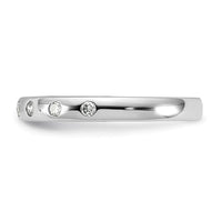 Load image into Gallery viewer, 14k White Gold 7-stone Diamond Band

