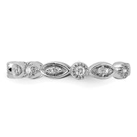 Load image into Gallery viewer, 14k White Gold Diamond Fancy Band
