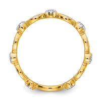 Load image into Gallery viewer, 14k Diamond Fancy Band
