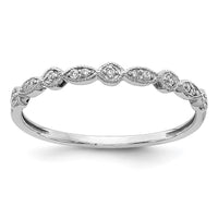 Load image into Gallery viewer, 14k White Gold Diamond Fancy Band
