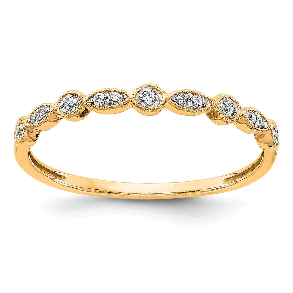 14k Yellow Gold Diamond Ring