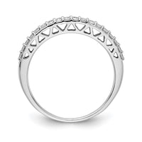 Load image into Gallery viewer, 14k White Gold Polished Diamond Band
