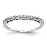 Load image into Gallery viewer, 14k White Gold Polished Diamond Band
