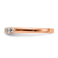 Load image into Gallery viewer, 14k Rose Gold Diamond Band
