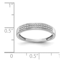 Load image into Gallery viewer, 14k White Gold 2-row Diamond Band

