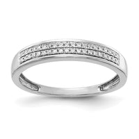 Load image into Gallery viewer, 14k White Gold 2-row Diamond Band
