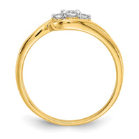 Load image into Gallery viewer, 14k Yellow Gold 3-stone Diamond Ring
