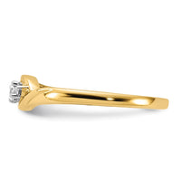 Load image into Gallery viewer, 14k Yellow Gold 3-stone Diamond Ring
