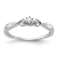 Load image into Gallery viewer, 14k White Gold 3-stone Diamond Ring
