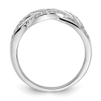 Load image into Gallery viewer, 14k White Gold Woven Diamond Ring
