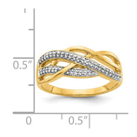 Load image into Gallery viewer, 14k Diamond Woven Ring
