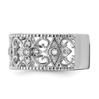 Load image into Gallery viewer, 14k White Gold Diamond Vintage Band
