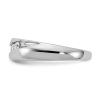 Load image into Gallery viewer, 14k White Gold 5-Stone 1/4 carat Diamond Complete Men&#39;s Ring
