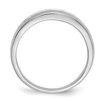 Load image into Gallery viewer, 14k White Gold Diamond Mens Channel Ring
