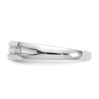 Load image into Gallery viewer, 14k White Gold Diamond Mens Channel Ring
