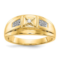 Load image into Gallery viewer, 14k and Rhodium Diamond Mens Ring
