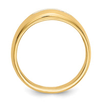 Load image into Gallery viewer, 14k with Rhodium Diamond Mens Ring
