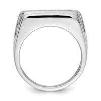 Load image into Gallery viewer, 14k White Gold Diamond 5-stone Mens Ring
