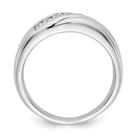 Load image into Gallery viewer, 14k White Gold 7-stone Diamond Mens Ring
