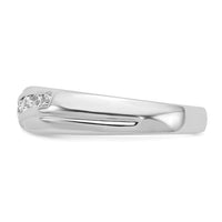 Load image into Gallery viewer, 14k White Gold 7-stone Diamond Mens Ring
