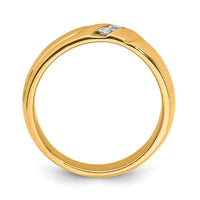 Load image into Gallery viewer, 14k Diamond 3-stone Mens Ring
