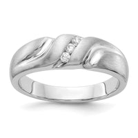 Load image into Gallery viewer, 14k White Gold Diamond Mens Ring
