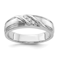 Load image into Gallery viewer, 14k White Gold Diamond Mens Ring
