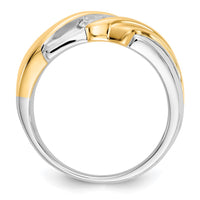 Load image into Gallery viewer, 14k Two-tone Diamond Mens Ring
