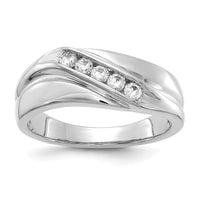 Load image into Gallery viewer, 14k White Gold Diamond Mens Ring
