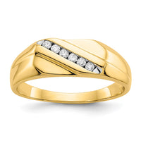 Load image into Gallery viewer, 14k Diamond Mens Ring

