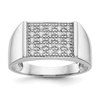 Load image into Gallery viewer, 14k White Gold Diamond Mens Ring
