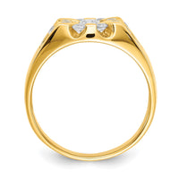 Load image into Gallery viewer, 14k AA Diamond men&#39;s ring
