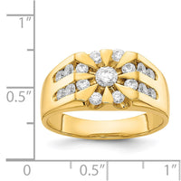 Load image into Gallery viewer, 14k AA Diamond men&#39;s ring
