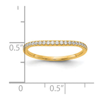 Load image into Gallery viewer, 14k Yellow Gold Diamond Contoured Wedding Band
