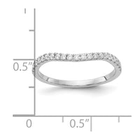 Load image into Gallery viewer, 14k White Gold Diamond Wedding Band
