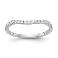 Load image into Gallery viewer, 14k White Gold Diamond Wedding Band
