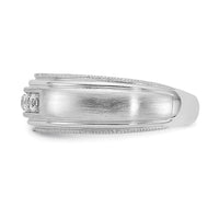 Load image into Gallery viewer, 14k White Gold 5-Stone 1/4 carat Diamond Complete Men&#39;s Band
