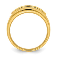 Load image into Gallery viewer, 14k 11-Stone 1/4 carat Diamond Complete Men&#39;s Channel Band
