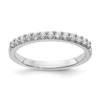 Load image into Gallery viewer, 14k White Gold 1/4 carat Diamond Complete Wedding Band
