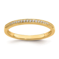 Load image into Gallery viewer, 10k Yellow Gold 1/15 carat Diamond Complete Wedding Band
