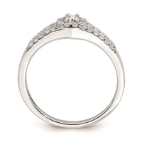 Load image into Gallery viewer, 10k White Gold Halo Cluster 1/3 carat Diamond Complete Engagement Ring
