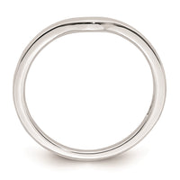 Load image into Gallery viewer, 10k White Gold Contoured Wedding Band
