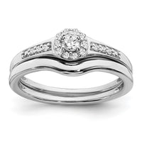 Load image into Gallery viewer, 10k Wedding Set use RM6391B-0W &amp; RM6391E-021-0WAA
