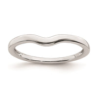 Load image into Gallery viewer, 10k White Gold Contoured Wedding Band
