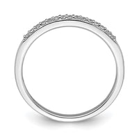 Load image into Gallery viewer, 10k White Gold 1/10 carat Diamond Complete Wedding Band
