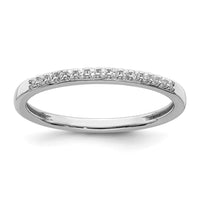 Load image into Gallery viewer, 10k White Gold 1/10 carat Diamond Complete Wedding Band
