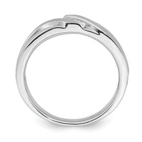 Load image into Gallery viewer, 14k White Gold 3-Stone 1/10 carat Diamond Complete Men&#39;s Ring
