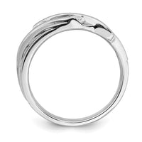 Load image into Gallery viewer, 14k White Gold 5-Stone 1/2 carat Diamond Complete Men&#39;s Band
